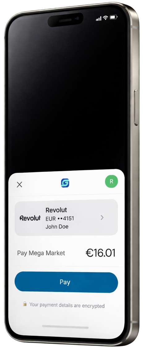 GiroTap Pay on iPhone